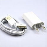 Colorful EU Plug AC Wall Charger with 100cm 30 Pin Cable