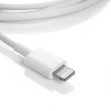 Dual USB AC Wall Charger with 1.0 Meter 8-Pin Cable