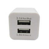 Dual USB AC Wall Charger with 1.0 Meter 8-Pin Cable