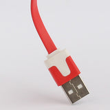 Colorful Noodle Style Apple 8 Pin 3M Sync Charger USB2.0 Cable
