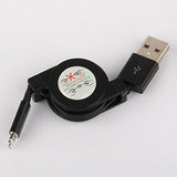 Colorful Apple 8 Pin Retractable Charge and Sync Cable