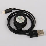 Colorful Apple 8 Pin Retractable Charge and Sync Cable