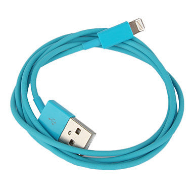 8 Pin Colorful Charge and Data Flat Cable for iPhone 6 iPhone 6 Plus iPhone 5, iPad Mini,iPad4,iPod(100cm-Length)