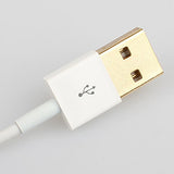 Gold Plated 8 Pin USB Charge and Sync Cable for iPhone