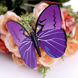 PVC 3D Butterfly Tatoos Wall Sticker Home Decoration Decals Fridge Sticker Wedding Wall Decals Office Wall sticker Store Wall Wticker Window sticker