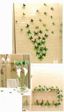 PVC 3D Butterfly Tatoos Wall Sticker Home Decoration Decals Fridge Sticker Wedding Wall Decals Office Wall sticker Store Wall Wticker Window sticker