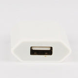 EU Plug AC Wall Charger with Apple 8 Pin Coiled Cable