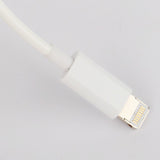 EU Plug AC Wall Charger with Apple 8 Pin Coiled Cable