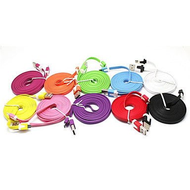 2m Noodle Appearance Design Micro USB Cable