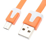 USB Sync and Charge Cable for Samsung Mobile Phone (Assorted Colors,1M)