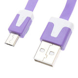 USB Sync and Charge Cable for Samsung Mobile Phone (Assorted Colors,1M)