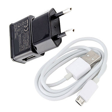 Euro Plug Micro USB Wall Charger