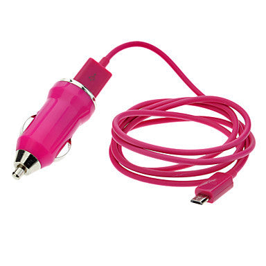 Rose Micro USB Cable Charger for Samsung ,HTC Mobile and Others (Assorted Colors)