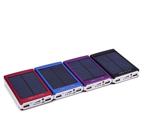 30000mAH Solar Charger 2 Port External Battery Pack Power Bank For Cellphone iPhone 4 4s 5 5S 5C iPad iPod Samsung Portable
