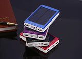 30000mAH Solar Charger 2 Port External Battery Pack Power Bank