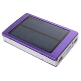 30000mAh Phone Mobile Solar Panel Travel Hiking Charger Battery