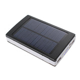 30000mAh Phone Mobile Solar Panel Travel Hiking Charger Battery