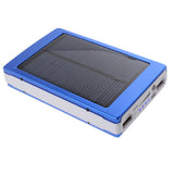 30000mAh Phone Mobile Solar Panel Travel Hiking Charger Battery