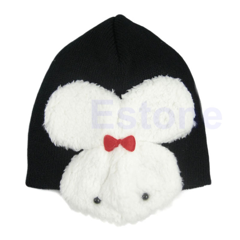 Baby Toddler Kids Boys Girl Winter Ear Flap Warm Hat Beanie Cap Crochet Rabbit