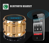 Mini Bluetooth Speakers Metal Steel Wireless Smart Hands Free Speaker