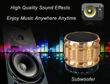 Mini Bluetooth Speakers Metal Steel Wireless Smart Hands Free Speaker