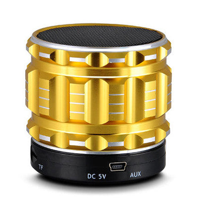 Mini Bluetooth Speakers Metal Steel Wireless Smart Hands Free Speaker