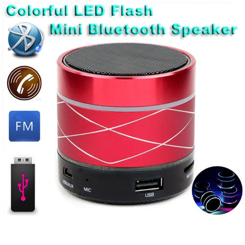 Multi-Function Colorful LED Portable Wileress Speaker