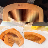 Popular natural health care comb anti-static comb comb Peach WOOD hair brush hairbrush hair comb