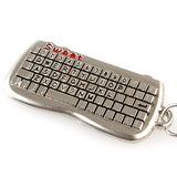 Mouse and Keyboard Shaped Metal Keychain