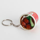 Instant Noodles Shaped Keychain
