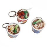 Instant Noodles Shaped Keychain