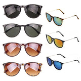 Women Coating Sunglasses Brand Designer Men Vintage Oculos Gafas Round Glasses