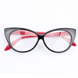 Cute Vintage Classical Eyeglasses Leopard Red Black Cat Eyes Eyeglasses Design Glasses