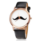Women's Watch Minimalism Design Beard Pattern