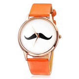 Women's Watch Minimalism Design Beard Pattern