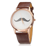 Women's Watch Minimalism Design Beard Pattern