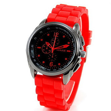 Men's Watch Mechanical Sports Hollow Engraving Silicone Strap
