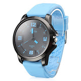 Men's Silicone Analog Quartz Wrist Watch