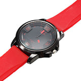 Men's Silicone Analog Quartz Wrist Watch