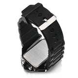 Aircraft LED Watches Digital Hours Stainless Steel Case Sports Watch Back Light rubber Strap Casual watches