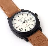 Fashion Business Quartz watch Men sport Watches Military Watches Men Corium Leather Strap army wristwatch