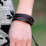 Personality Woven Leather Bracelet