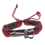 Unisex Violin Fabric Leather Bracelet