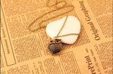 Fashion retro black gem eyes owl necklace jewelry high quality hollow metal accessories
