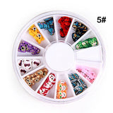 12x 3D Different Shaped Nail Art Decoration