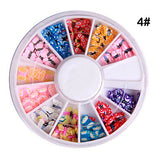12x 3D Different Shaped Nail Art Decoration