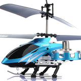 New Toy Blue AVATAR Z008 4CH Mini Metal 4 Channel RC Remote Control Helicopter with LED Light