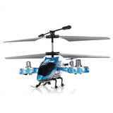 New Toy Blue AVATAR Z008 4CH Mini Metal 4 Channel RC Remote Control Helicopter with LED Light