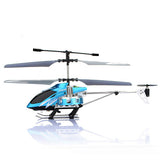 New Toy Blue AVATAR Z008 4CH Mini Metal 4 Channel RC Remote Control Helicopter with LED Light