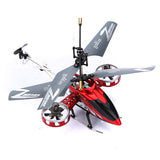 Hot Red Avatar Z008 4CH Metal RC Helicopter Micro Gyro Remote Controlled Aircraft Toy Gift RTF LED Light